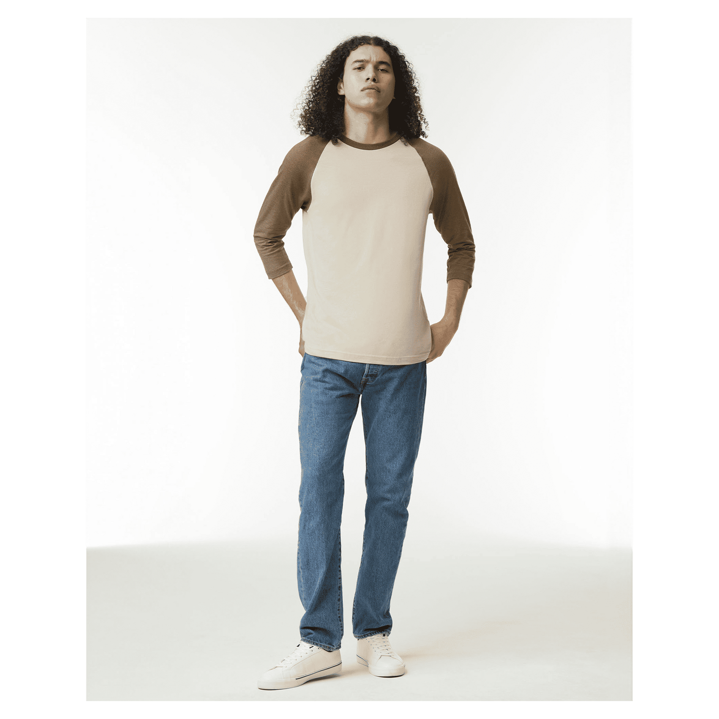 2003CVC - 2003CVC American Apparel CVC Unisex Raglan T - UNBRANDED