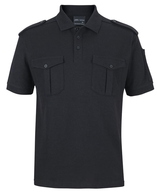 210ES - JB's S/S 250 EPAULETTE POLO   - UNBRANDED