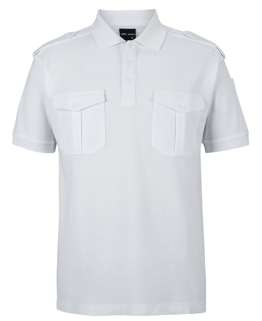 210ES - JB's S/S 250 EPAULETTE POLO   - UNBRANDED