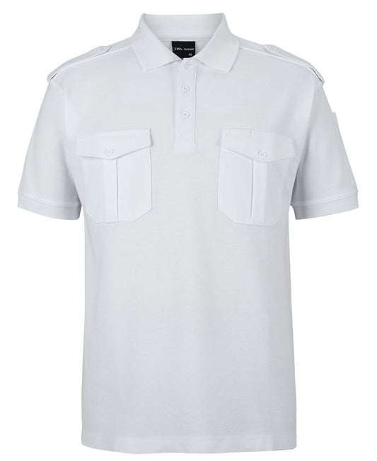 210ES - JB's S/S 250 EPAULETTE POLO   - UNBRANDED