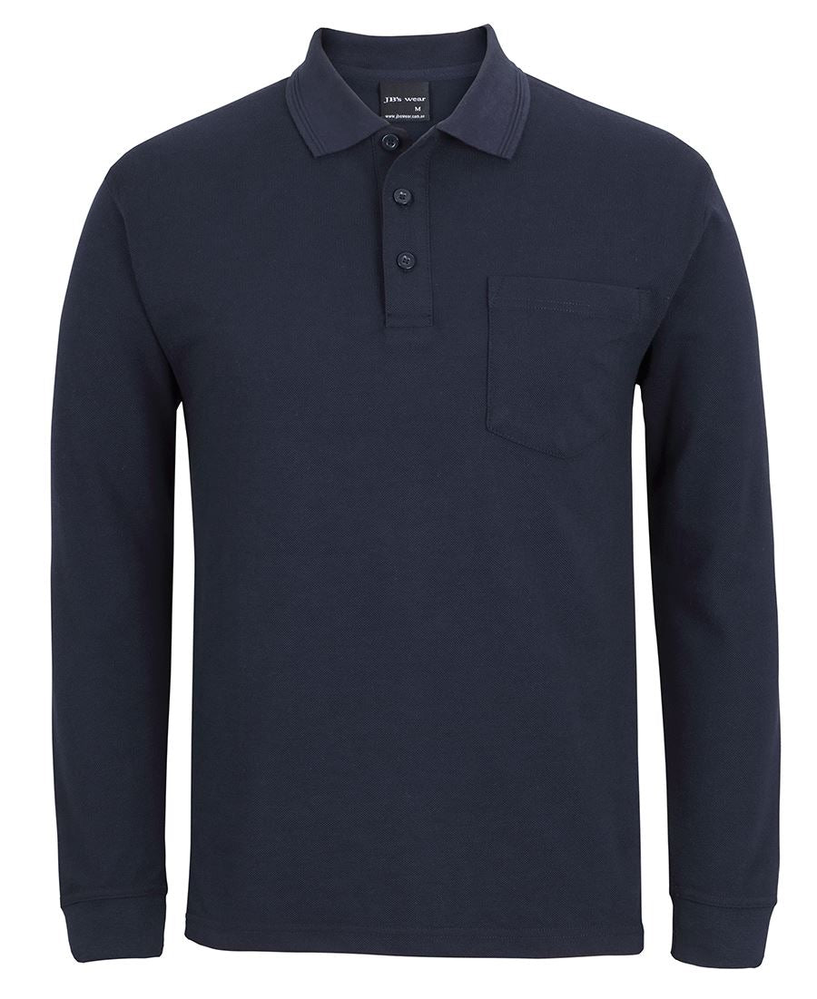 210PL - JB's 210 L/S POCKET POLO   - UNBRANDED