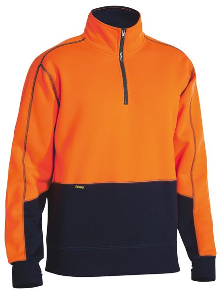 BK6989 - Hi Vis Fleece 1/4 Zip Pullover - UNBRANDED