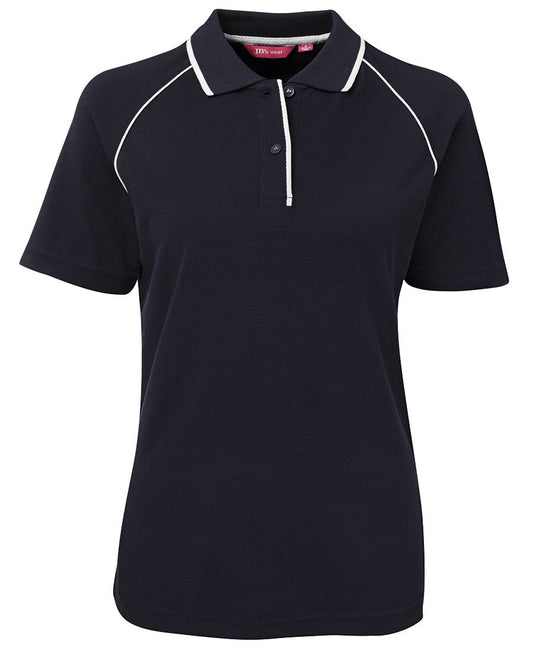 2LRP - JB's LADIES RAGLAN POLO - UNBRANDED