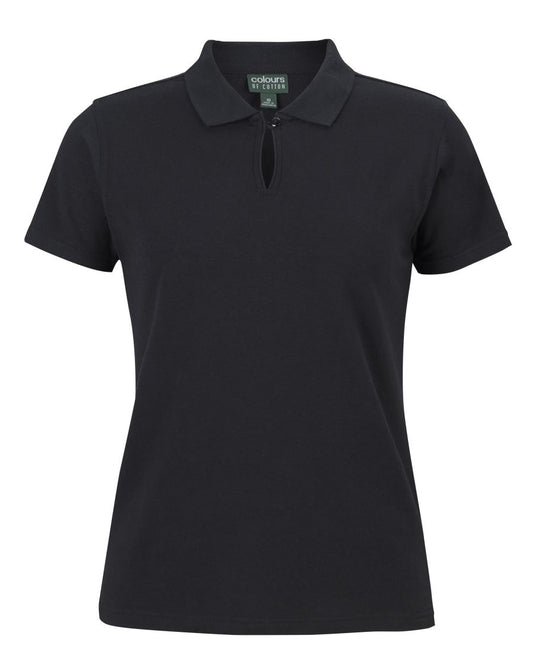 2STS1 - C of C LADIES COTTON S/S STRETCH POLO   - UNBRANDED