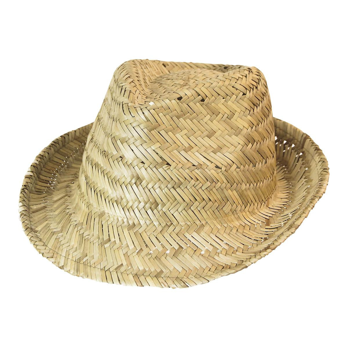 3968 - Fedora Straw Hat - UNBRANDED