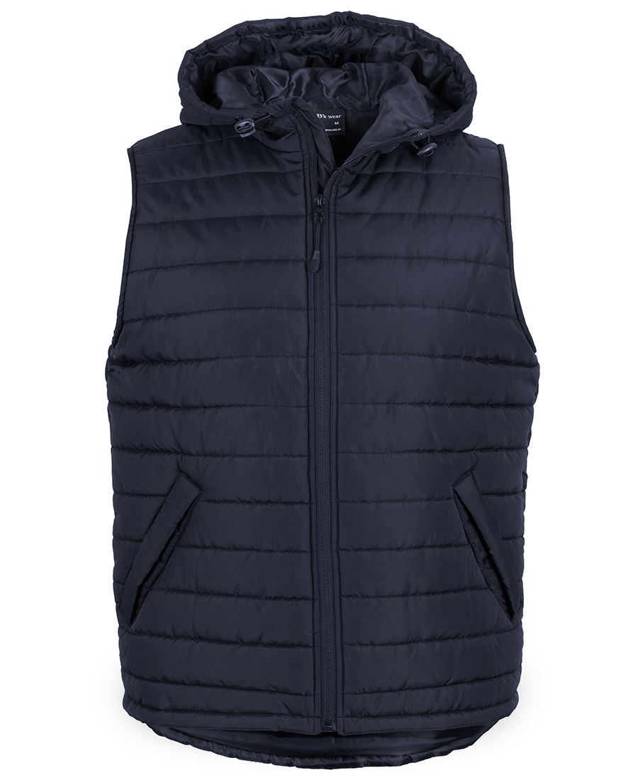 3AHV - JB's HOODED PUFFER VEST   - UNBRANDED