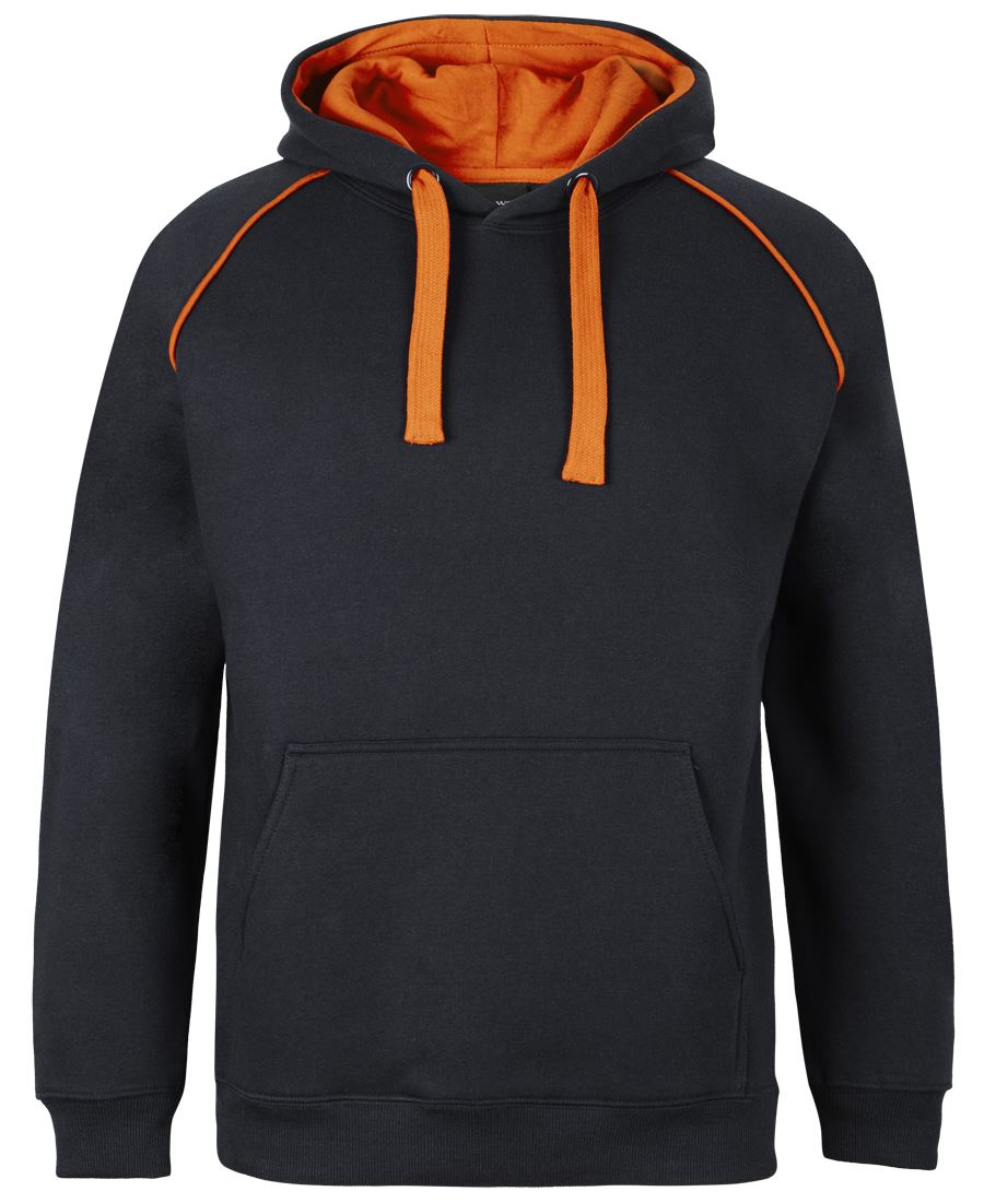 3CFH - JB's CONTRAST FLEECY HOODIE  - UNBRANDED