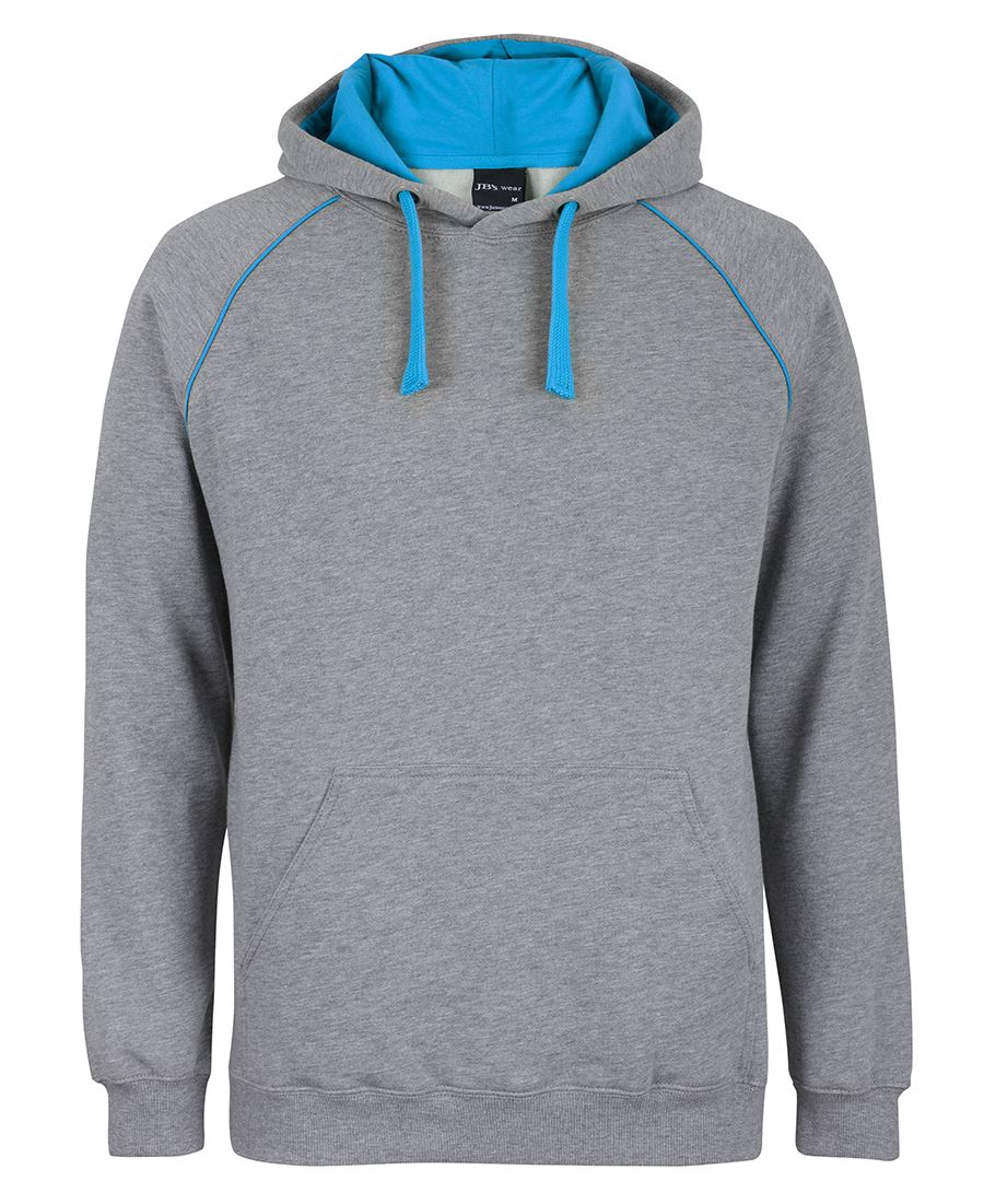 3CFH - JB's CONTRAST FLEECY HOODIE  - UNBRANDED