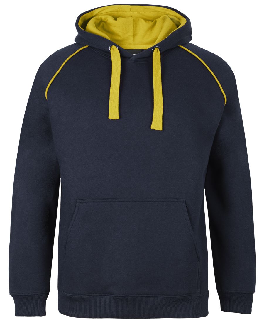 3CFH - JB's CONTRAST FLEECY HOODIE  - UNBRANDED