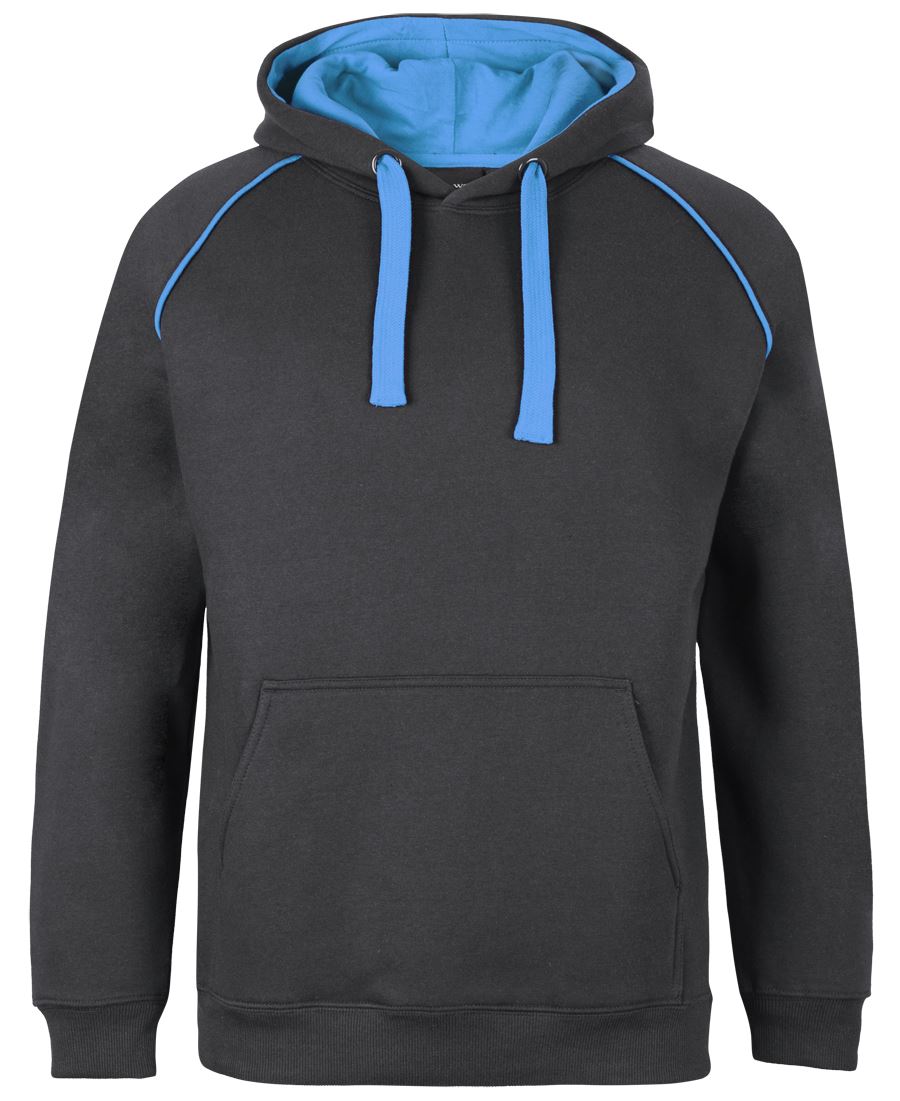 3CFH - JB's CONTRAST FLEECY HOODIE  - UNBRANDED