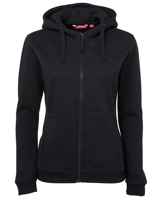3HJ1 - JB's LADIES FULL ZIP FLEECY HOODIE   - UNBRANDED