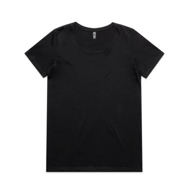4019 - Wo's Maple Scoop Tee | 4019 - UNBRANDED
