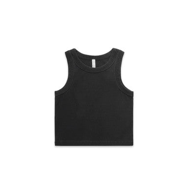 4035 - Wo's Faded Organic Rib Crop Tank | 4035 - UNBRANDED