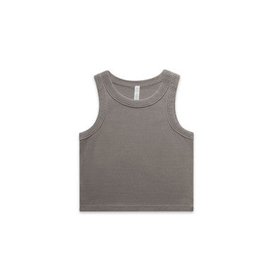4035 - Wo's Faded Organic Rib Crop Tank | 4035 - UNBRANDED