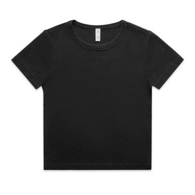4036 - Wo's Faded Organic Rib Tee | 4036 - UNBRANDED