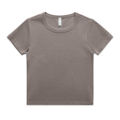 4036 - Wo's Faded Organic Rib Tee | 4036 - UNBRANDED