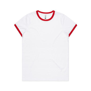 4053 - Wo's Maple Ringer Tee | 4053 - UNBRANDED