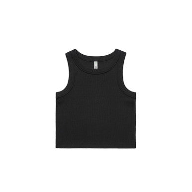 4064G - Wo's Organic Rib Crop Tank | 4064G - UNBRANDED