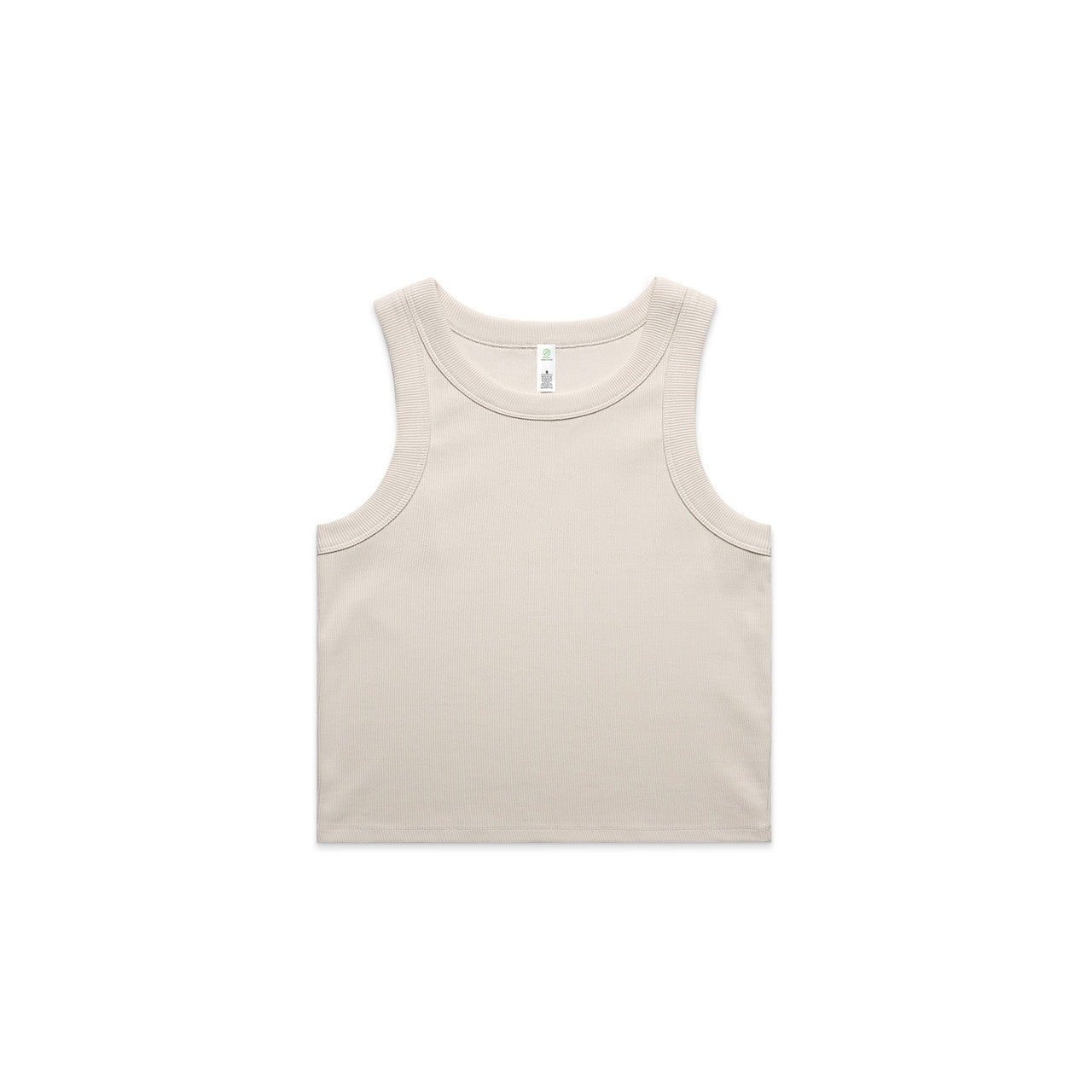 4064G - Wo's Organic Rib Crop Tank | 4064G - UNBRANDED