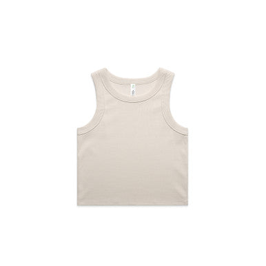 4064G - Wo's Organic Rib Crop Tank | 4064G - UNBRANDED