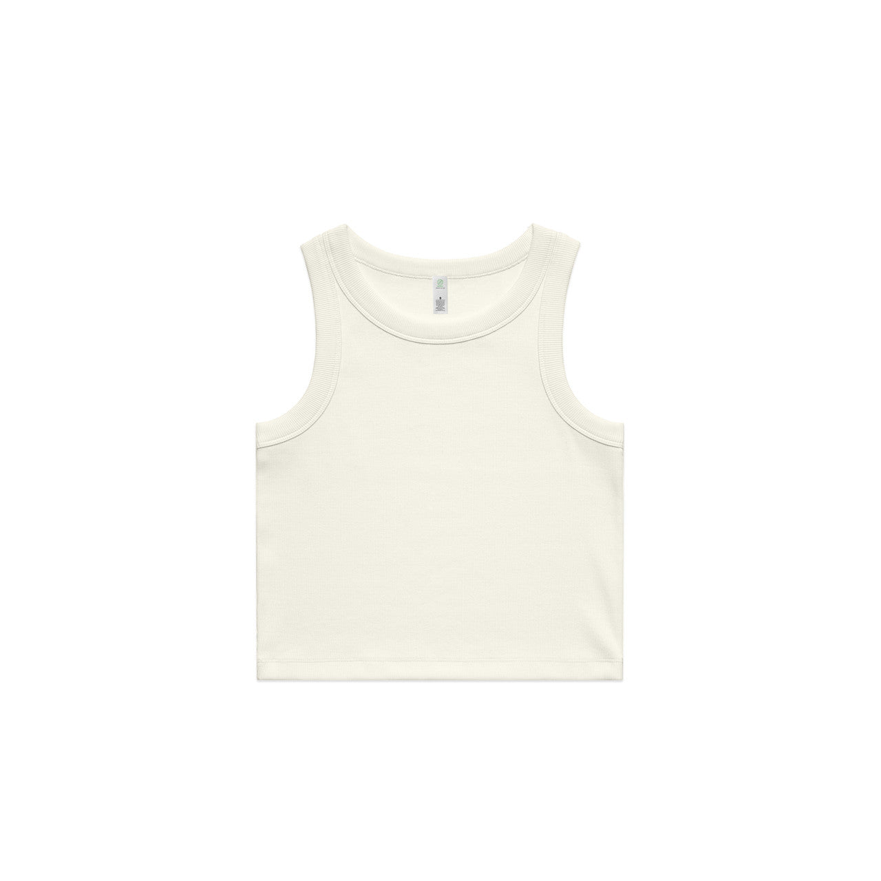 4064G - Wo's Organic Rib Crop Tank | 4064G - UNBRANDED