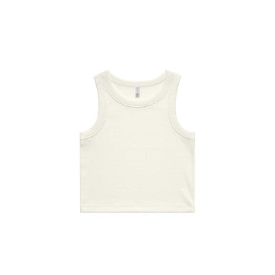 4064G - Wo's Organic Rib Crop Tank | 4064G - UNBRANDED