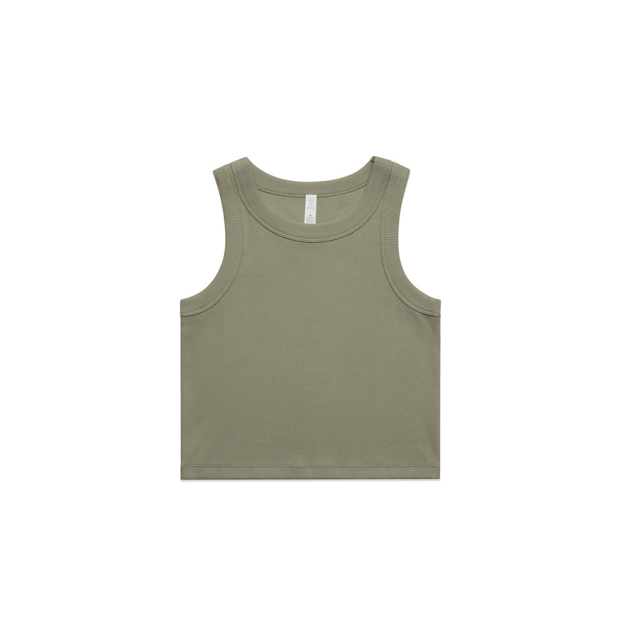 4064G - Wo's Organic Rib Crop Tank | 4064G - UNBRANDED