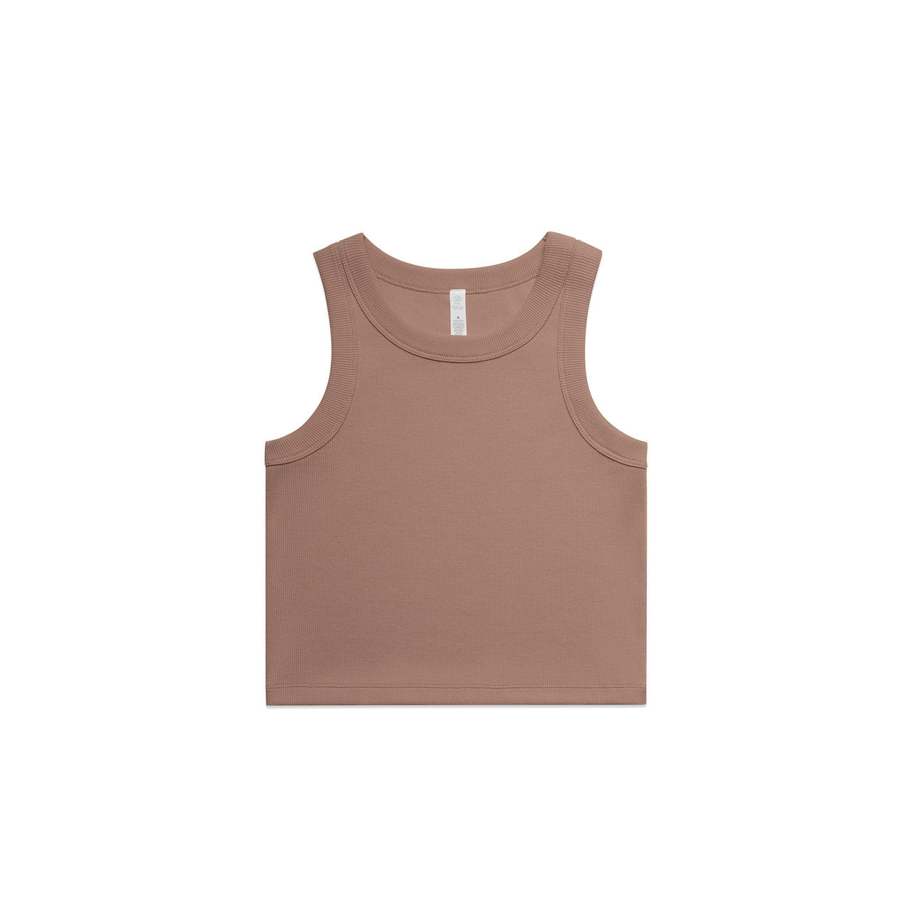 4064G - Wo's Organic Rib Crop Tank | 4064G - UNBRANDED