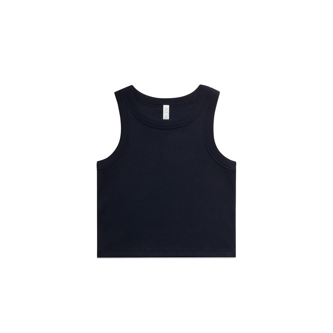 4064G - Wo's Organic Rib Crop Tank | 4064G - UNBRANDED