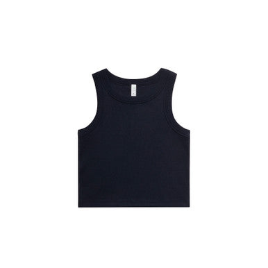 4064G - Wo's Organic Rib Crop Tank | 4064G - UNBRANDED