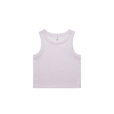 4064G - Wo's Organic Rib Crop Tank | 4064G - UNBRANDED