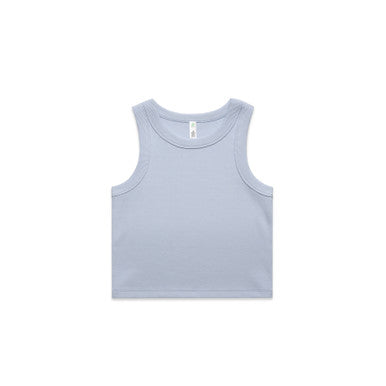 4064G - Wo's Organic Rib Crop Tank | 4064G - UNBRANDED