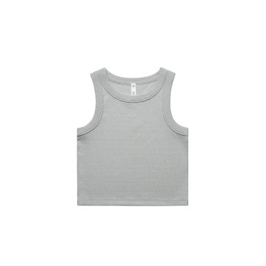 4064G - Wo's Organic Rib Crop Tank | 4064G - UNBRANDED