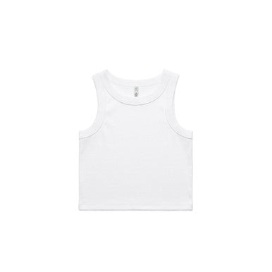 4064G - Wo's Organic Rib Crop Tank | 4064G - UNBRANDED