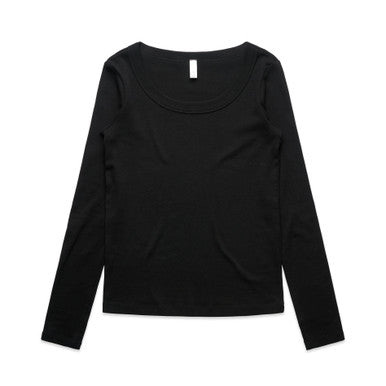 4075 - Wo's Organic Baby Rib L/S Tee | 4075 - UNBRANDED