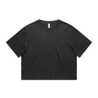 4089 - Wo's Heavy Faded Crop Tee | 4089 - UNBRANDED