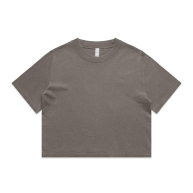 4089 - Wo's Heavy Faded Crop Tee | 4089 - UNBRANDED