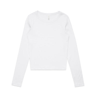 4096 - Wo's Organic Rib L/S Tee | 4096 - UNBRANDED