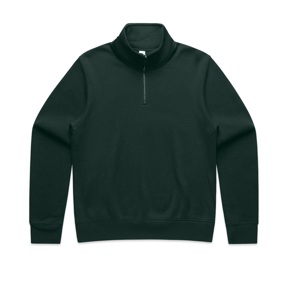 4125 - Wo's Stencil Half Zip Crew - UNBRANDED
