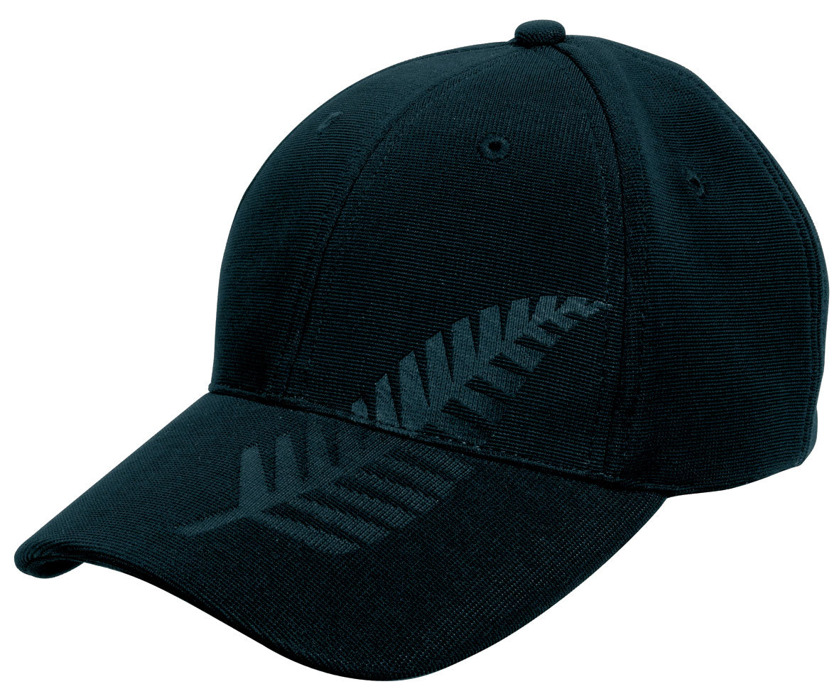 4179 - Embossed Silver Fern Cap - UNBRANDED