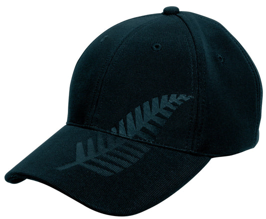 4179 - Embossed Silver Fern Cap - UNBRANDED
