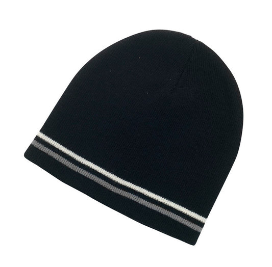 4232 - Double Stripe Beanie - UNBRANDED