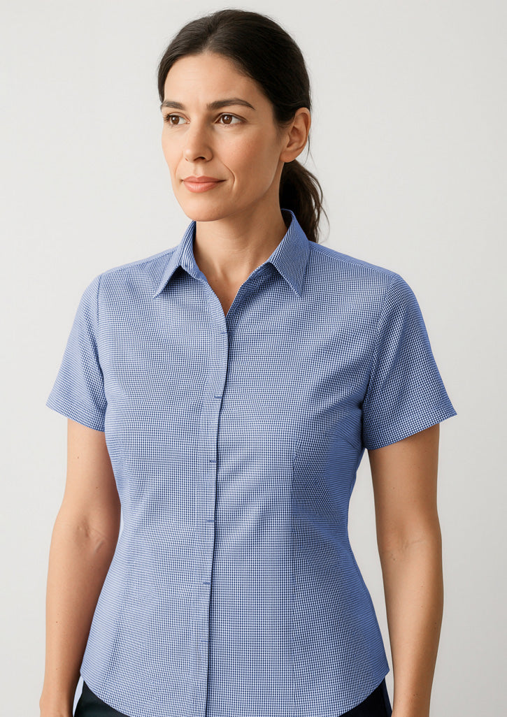 42512 - Womens Newport Short Sleeve Shirt - UNBRANDED