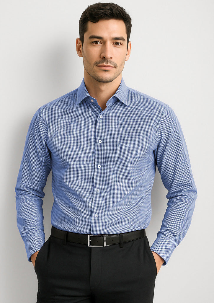 42520 - Mens Newport Long Sleeve Shirt - UNBRANDED
