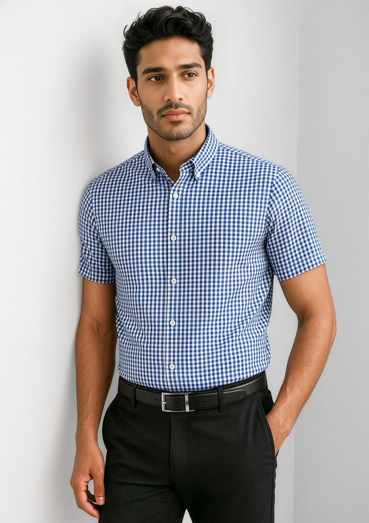 43422 - Mens Springfield Short Sleeve Shirt - UNBRANDED