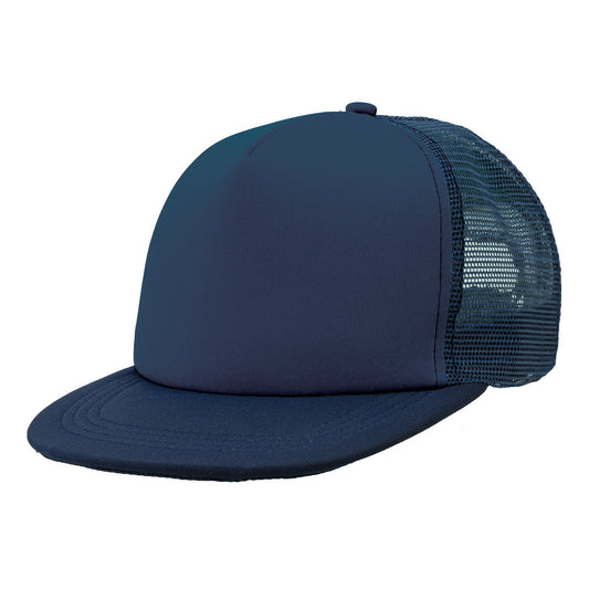 4384 - Flat Peak Trucker - UNBRANDED