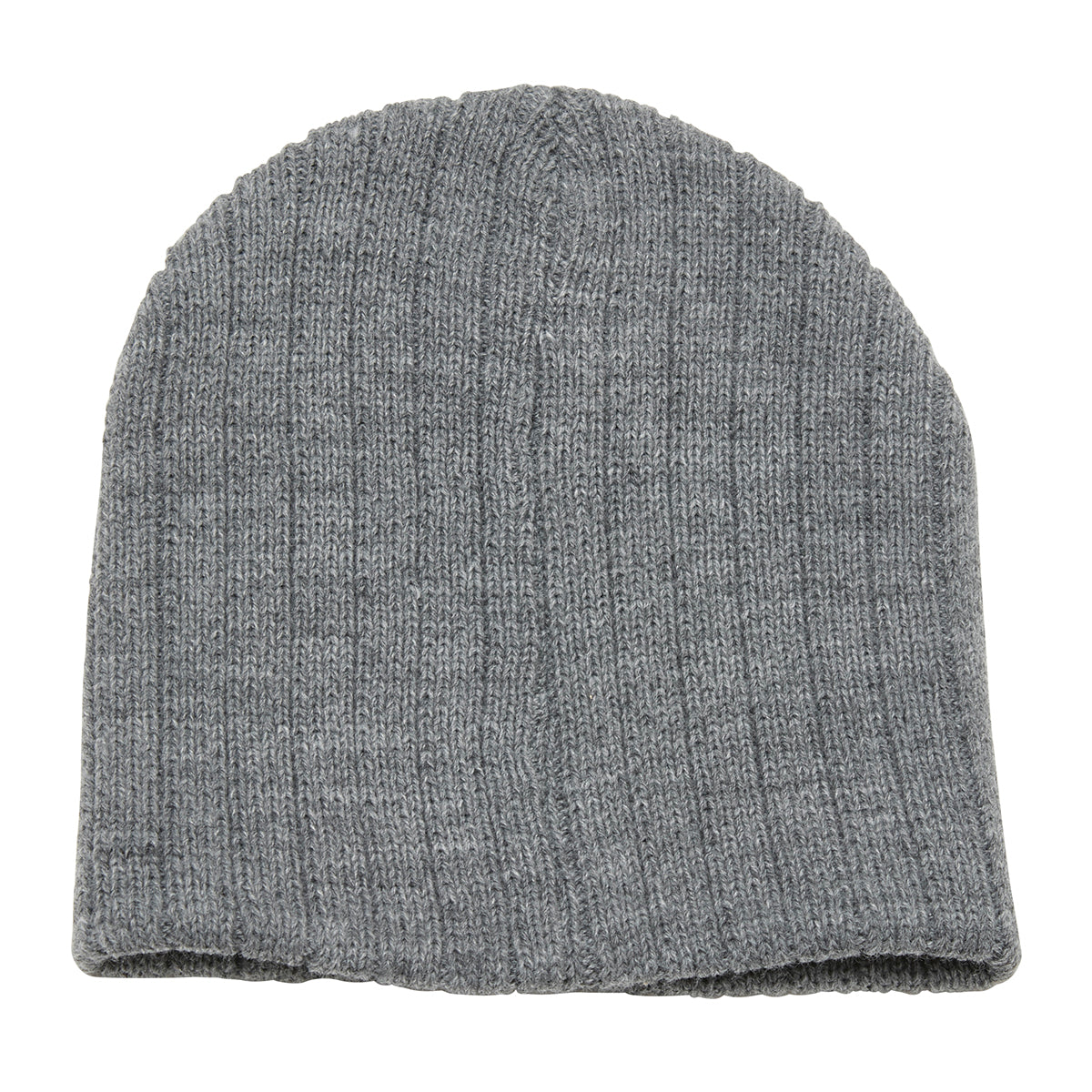4455 - Heather Cable Knit Beanie - UNBRANDED