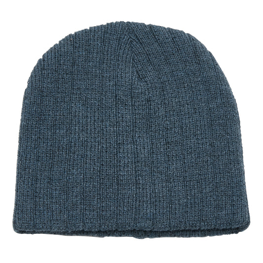 4455 - Heather Cable Knit Beanie - UNBRANDED