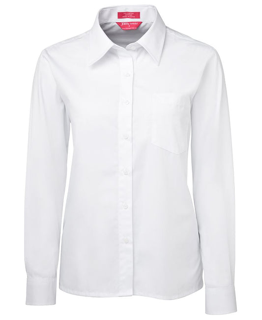 4LSW - JB's LADIES L/S ORIGINAL POPLIN SHIRT   - UNBRANDED