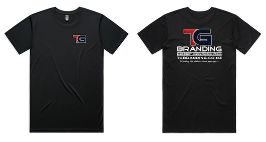 TG BRANDING - Supply Tee (Mens 5001) (Womens 4001) - BLACK or BONE
